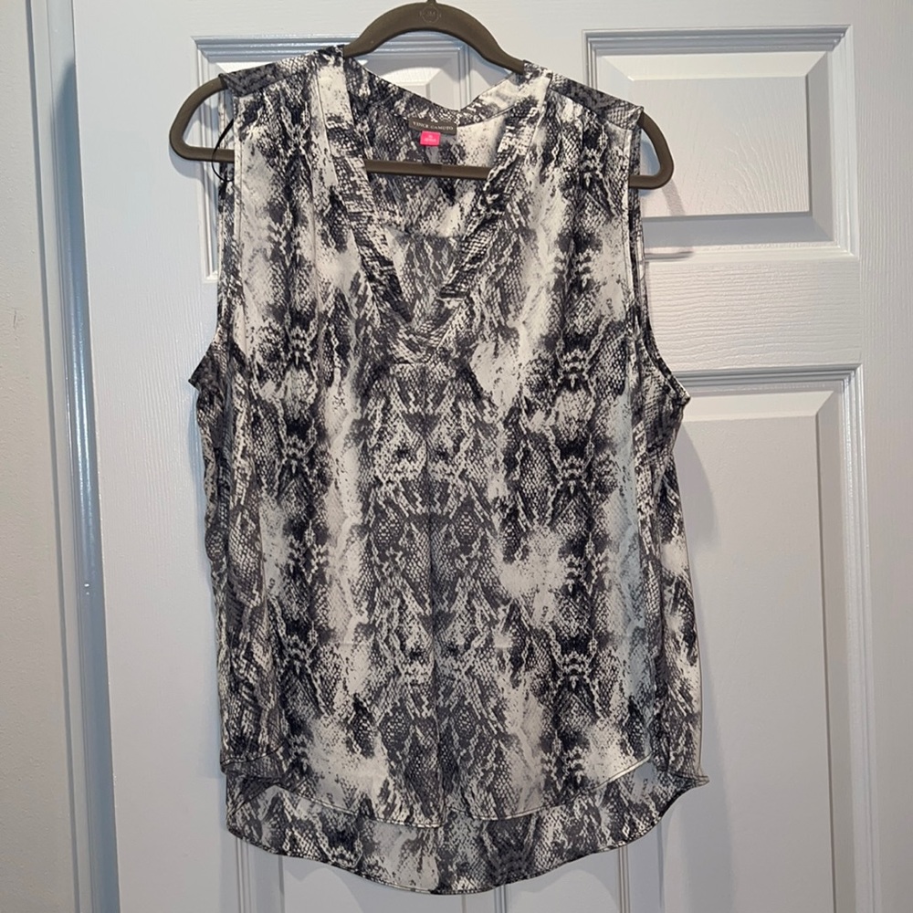 Vince Camuto Snake Print Tank